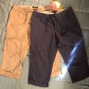 Set of 2 Eddie Bauer Cargo Capris, size 8